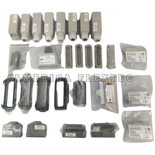 Kit com Tomadas Industriais e Componentes - 24 Pinos