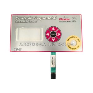 Teclado de Membrana Controle Sequencial RI-8