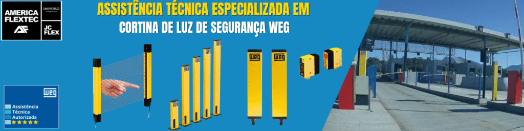 Reparo em Cortinas de Luz de Segurança WEG | America Flextec