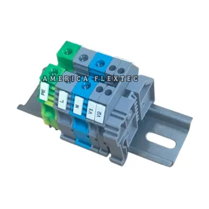 Kit Bornes Trilho DIN – PE / L / N / V1 / V2