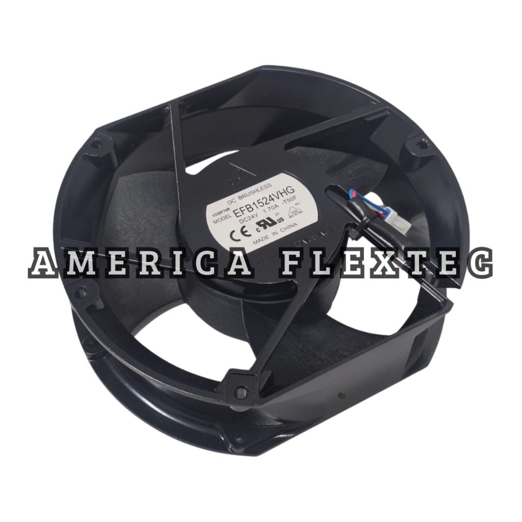 Ventilador Axial Delta - 24Vdc Com Cabo 40mm - EFB1524VHG